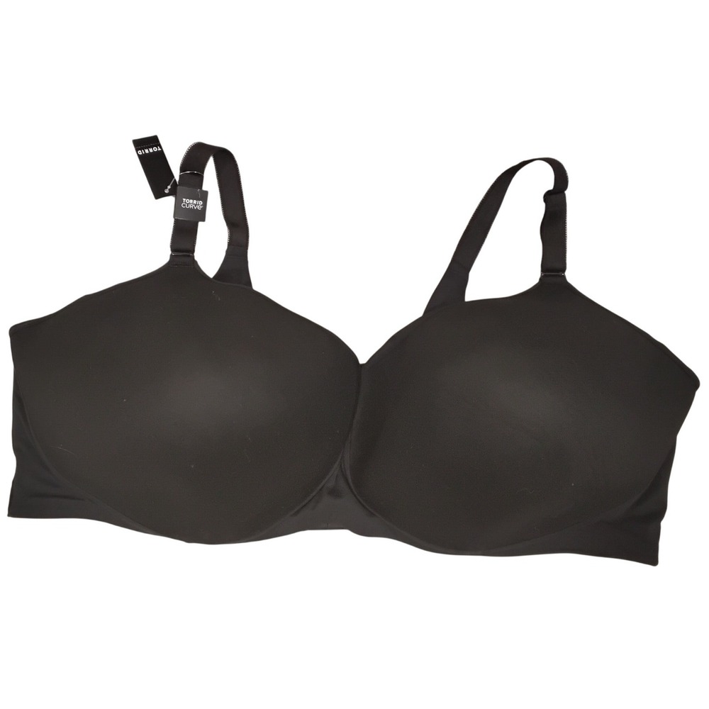 Torrid Curve Black Full Coverage Comfort Full Support Bra Plus Size 46F